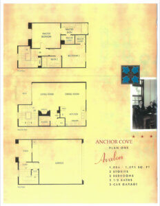 Liberty Station Real Estate Floor Plan | Anchor Cove 01